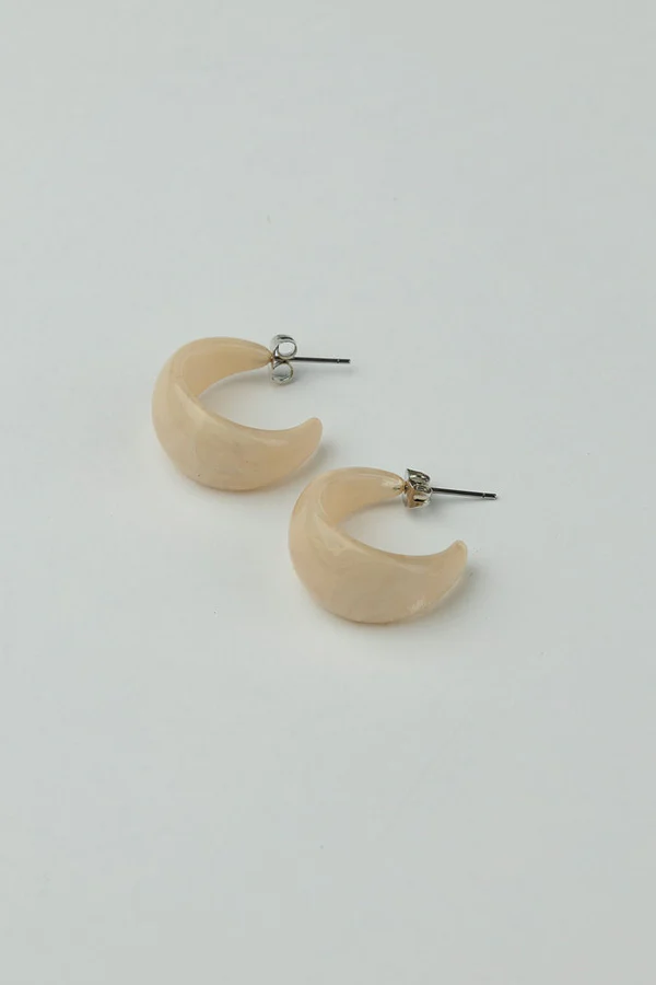 Beige Hoops