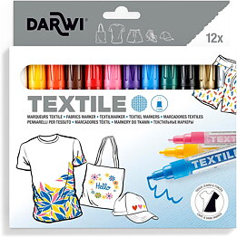 Darwi Textil Opak marker 2 mm  Set