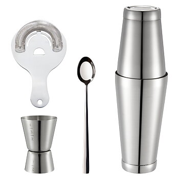 Bora Barset Bostonshaker 4-dels Set