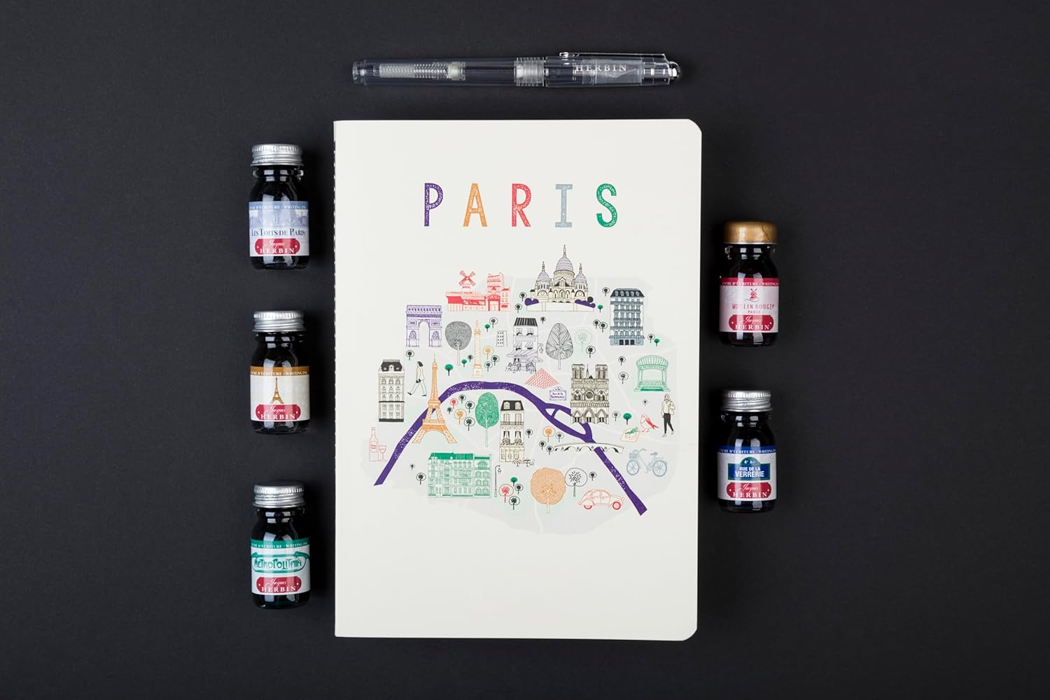 Jacques Herbin – Parisinspirerad A5-anteckningsbok - 2