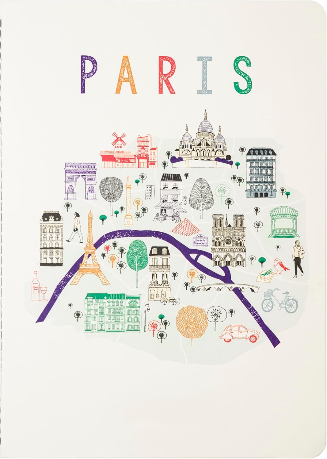 Jacques Herbin – Parisinspirerad A5-anteckningsbok