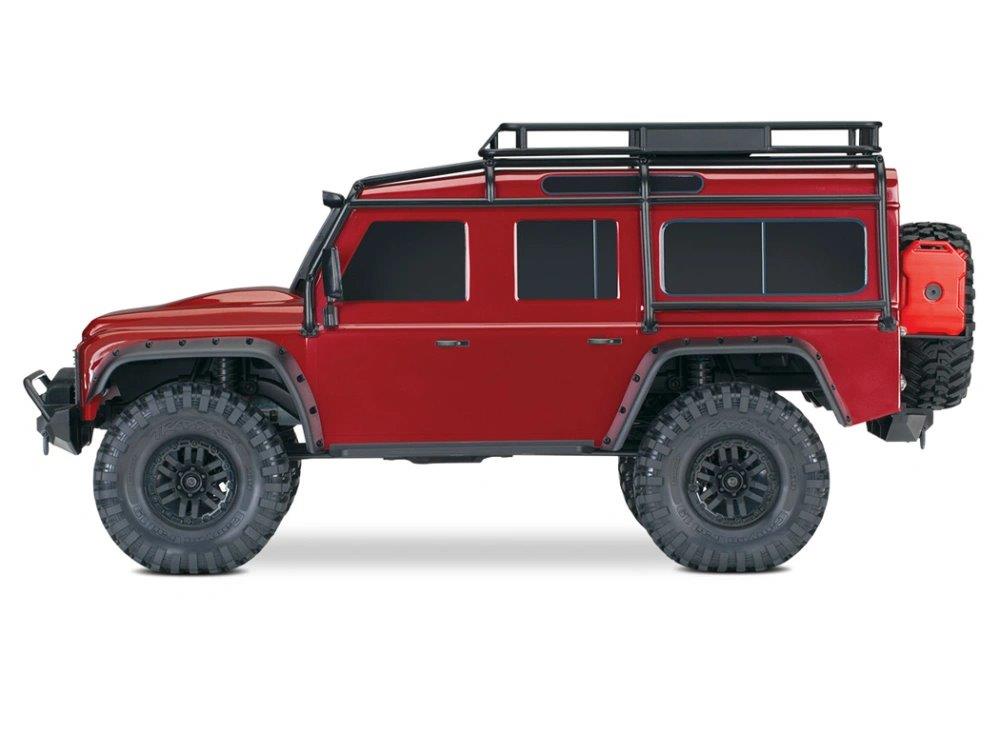 Traxxas TRX-4 Land Rover Defender Clipless Röd RTR - 2