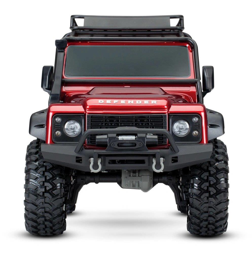 Traxxas TRX-4 Land Rover Defender Clipless Röd RTR - 4