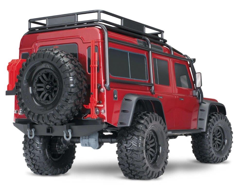 Traxxas TRX-4 Land Rover Defender Clipless Röd RTR - 3