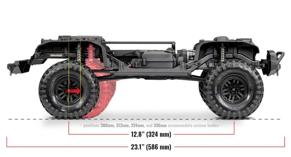 Traxxas TRX-4 Land Rover Defender Clipless Silver RTR - 15