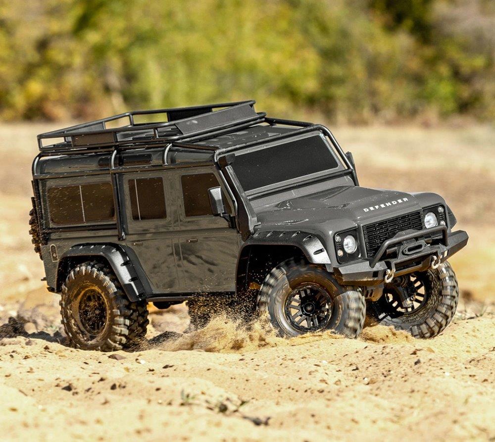 Traxxas TRX-4 Land Rover Defender Clipless Silver RTR - 8