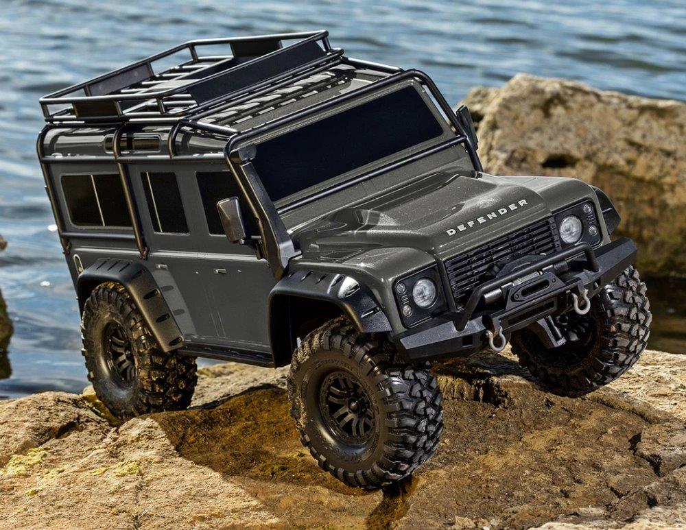 Traxxas TRX-4 Land Rover Defender Clipless Silver RTR - 9