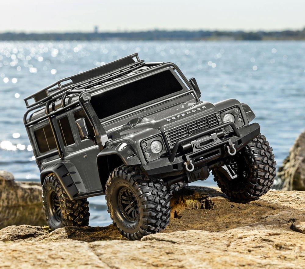 Traxxas TRX-4 Land Rover Defender Clipless Silver RTR - 10