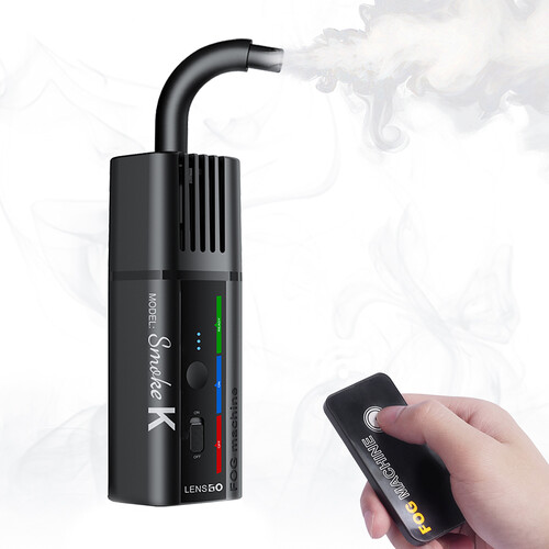 LENSGO FOG MACHINE スモークマシン コンパクト LENSGO Smoke K All-in-One Handheld Mini Fog Machine (30W) - Voosestore