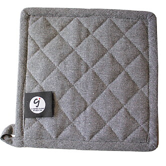 Grytlapp 20x20 cm. Grå 