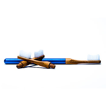 Tandborste Vuxen Aluminium Bambu White Moose  - Extra mjuk 