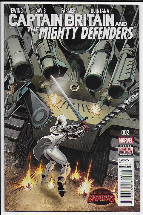 Captain Britain and The Mighty Defenders # 2 VF/NM