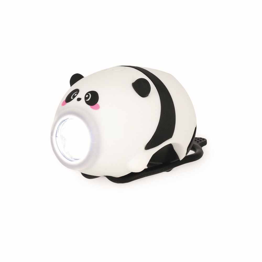 Cykellampa med digital ringklocka, Panda