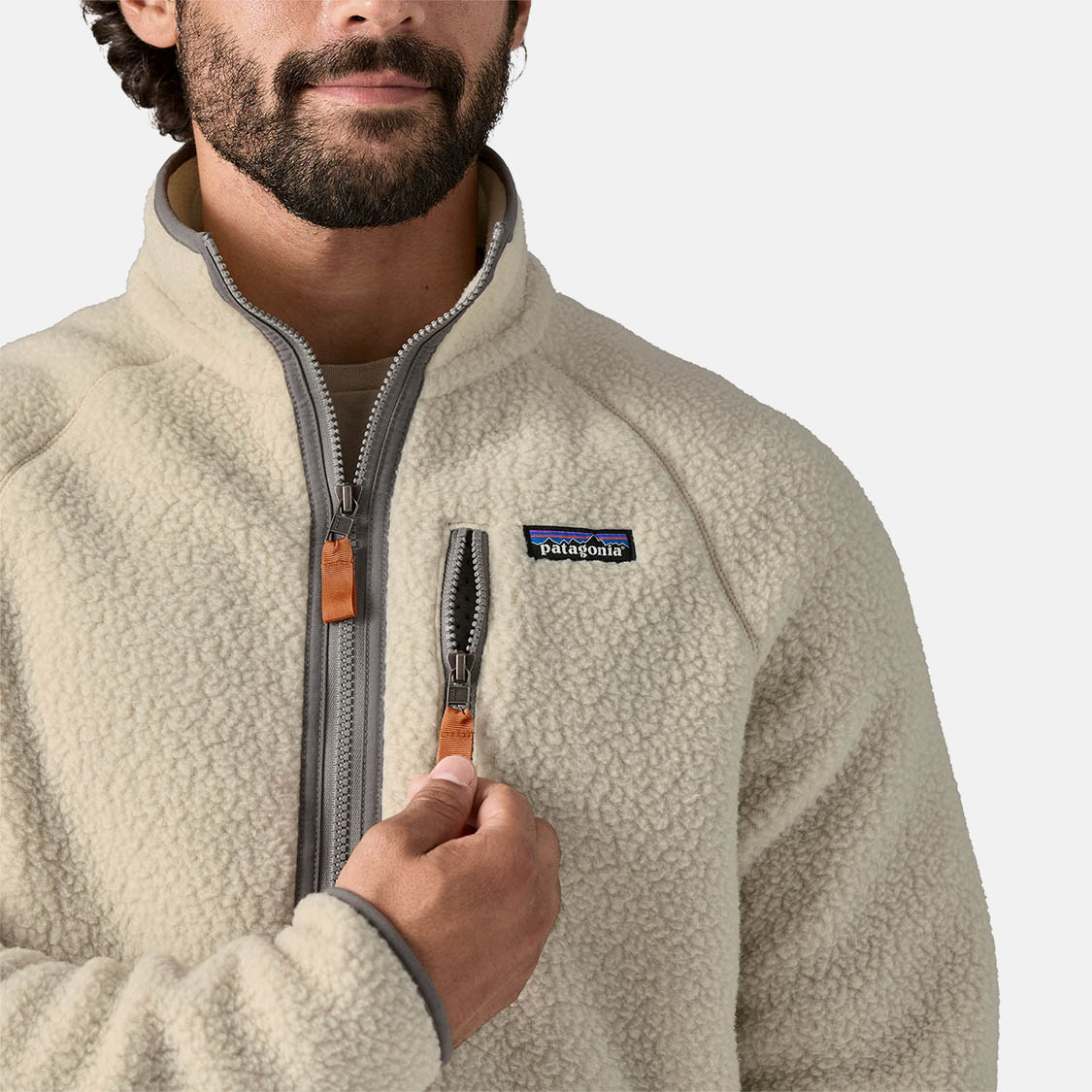 Patagonia - Retro Pile Fleece Jacket Pelican - 4