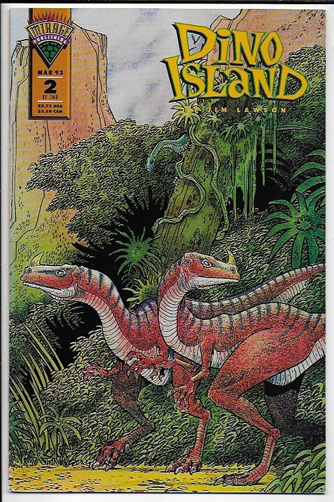 Dino Island Set # 1-2 VF-NM Jim Lawson