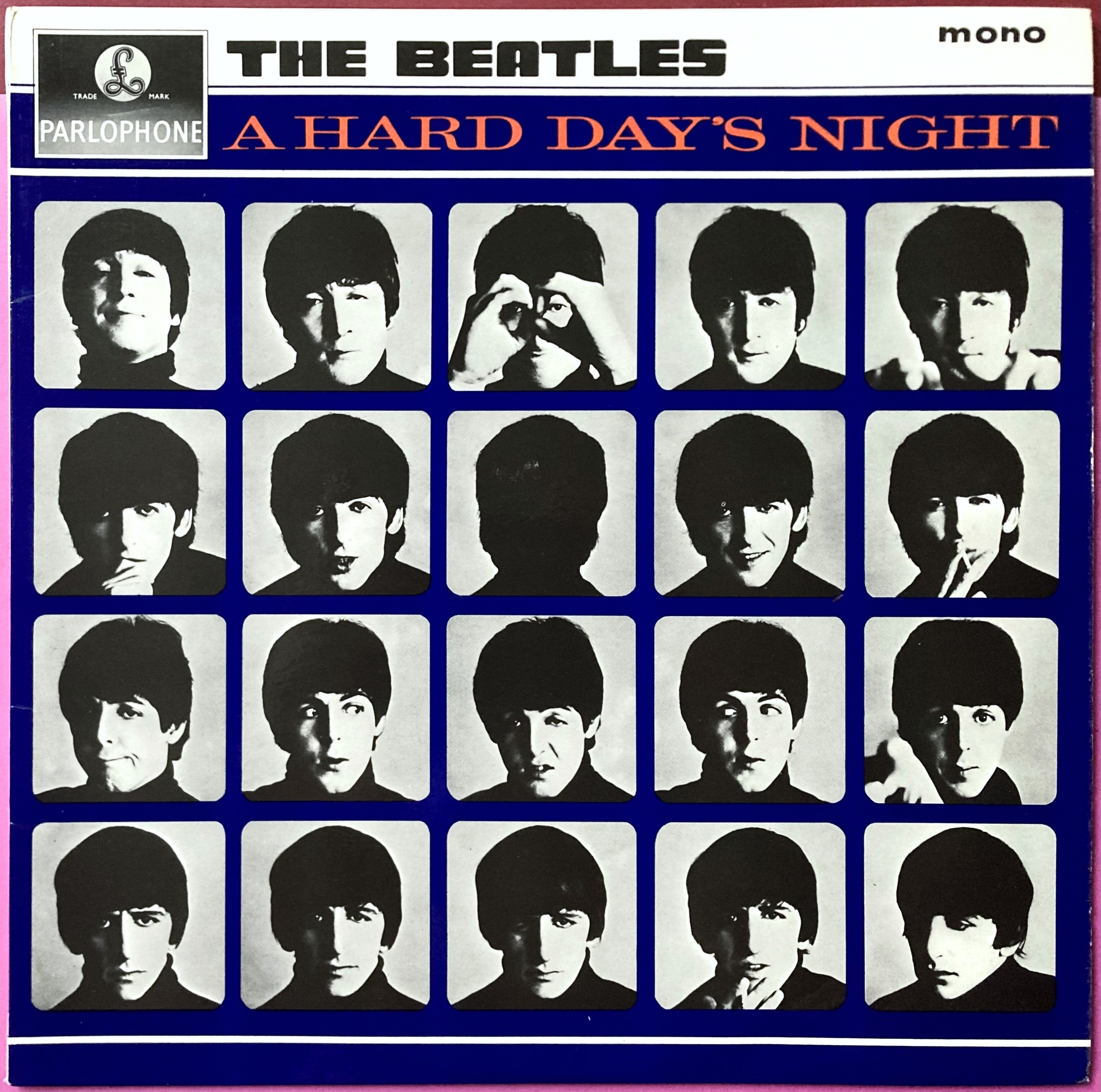 BEATLES - A hard day´s night UK-orig Mono LP 1964 - 2