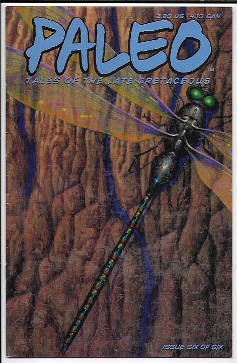 Paleo: Tales of The Late Cretaceous # 6 VF- Prislapp baksida Jim Lawson