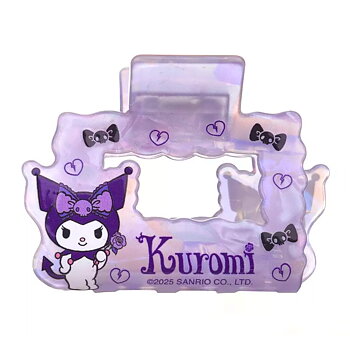 Kuromi Hårklämma Lila Pärlemor