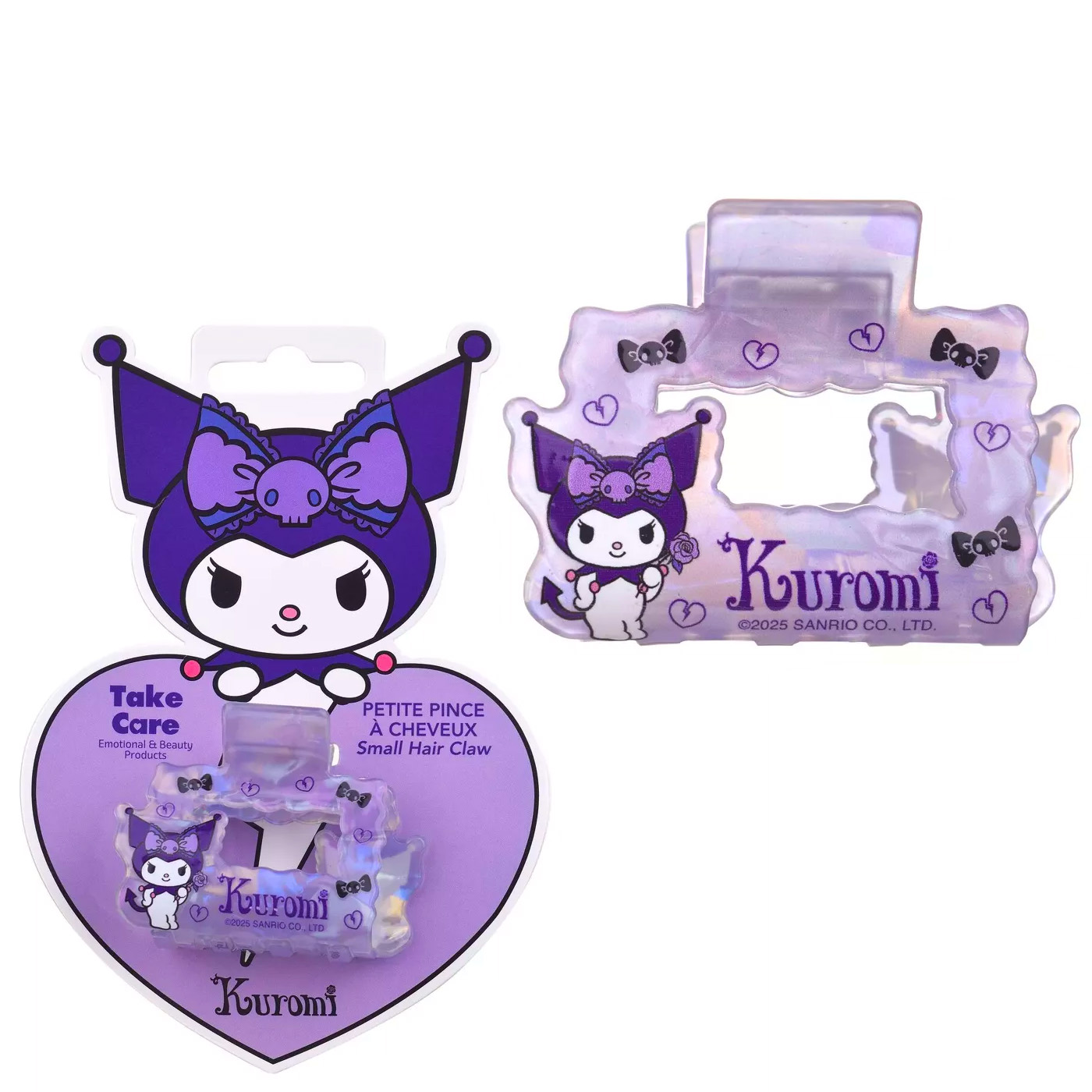 Kuromi Hårklämma Lila Pärlemor