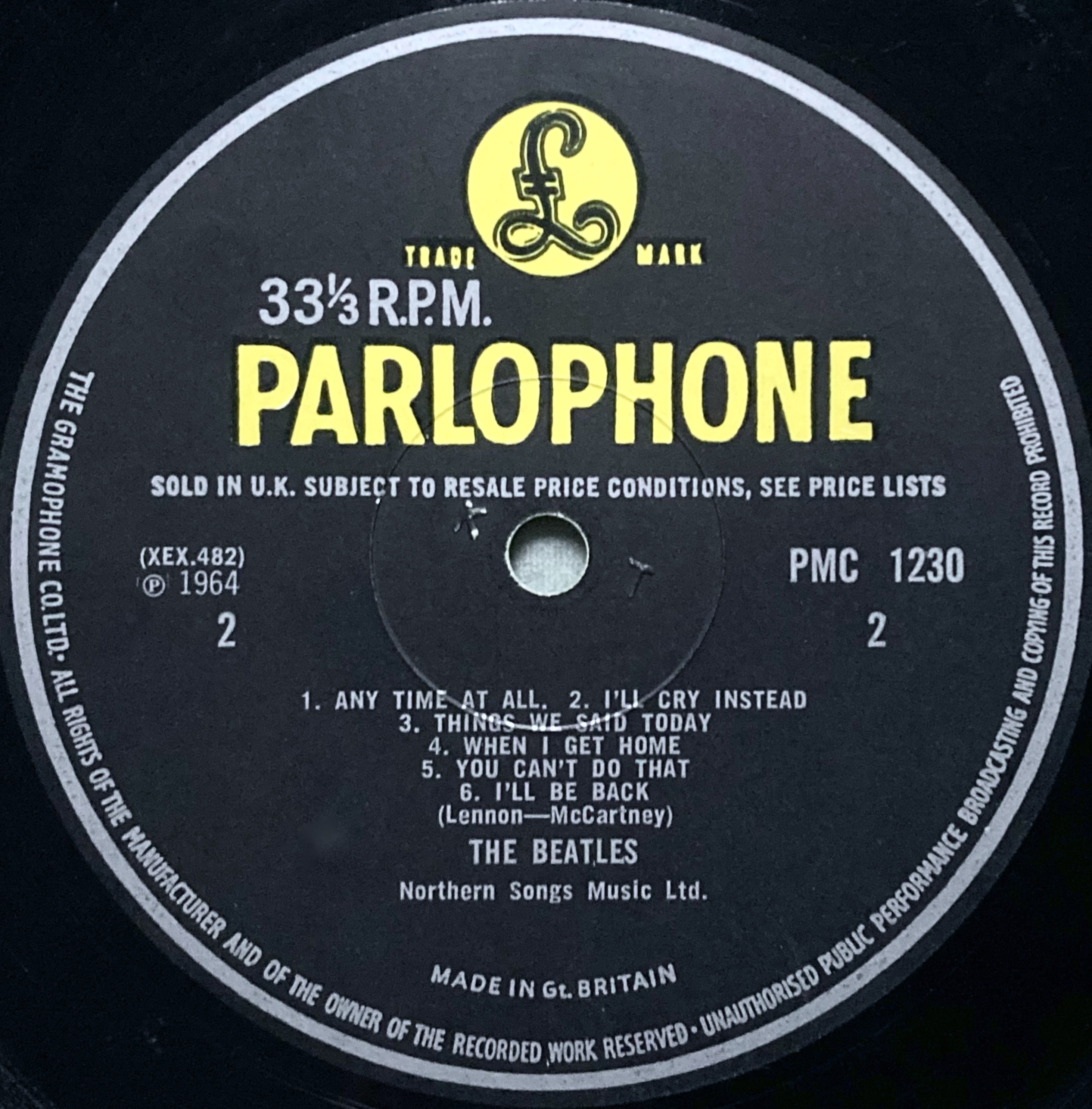BEATLES - A hard day´s night UK Mono LP 1964 - 5