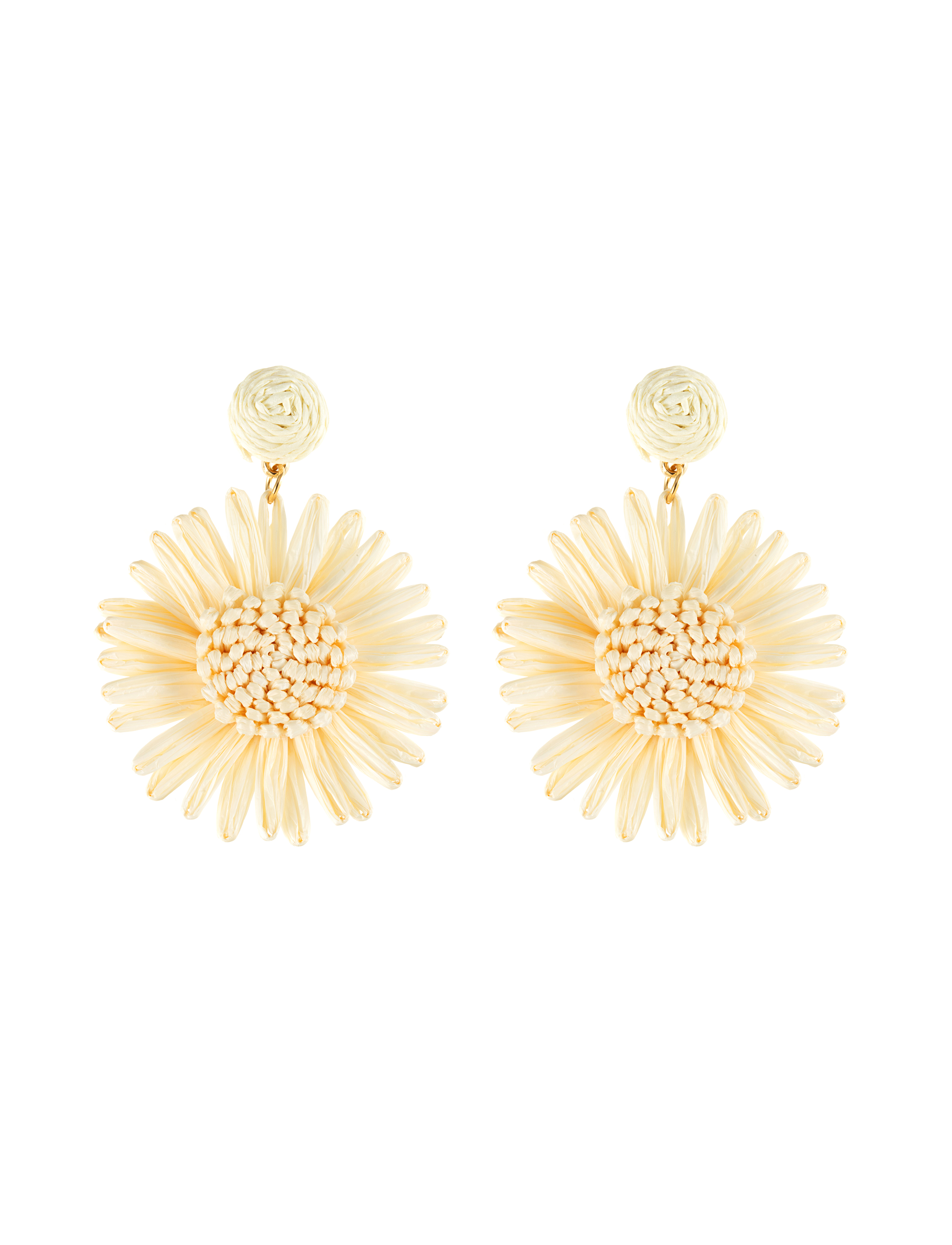Flower earring white - 6