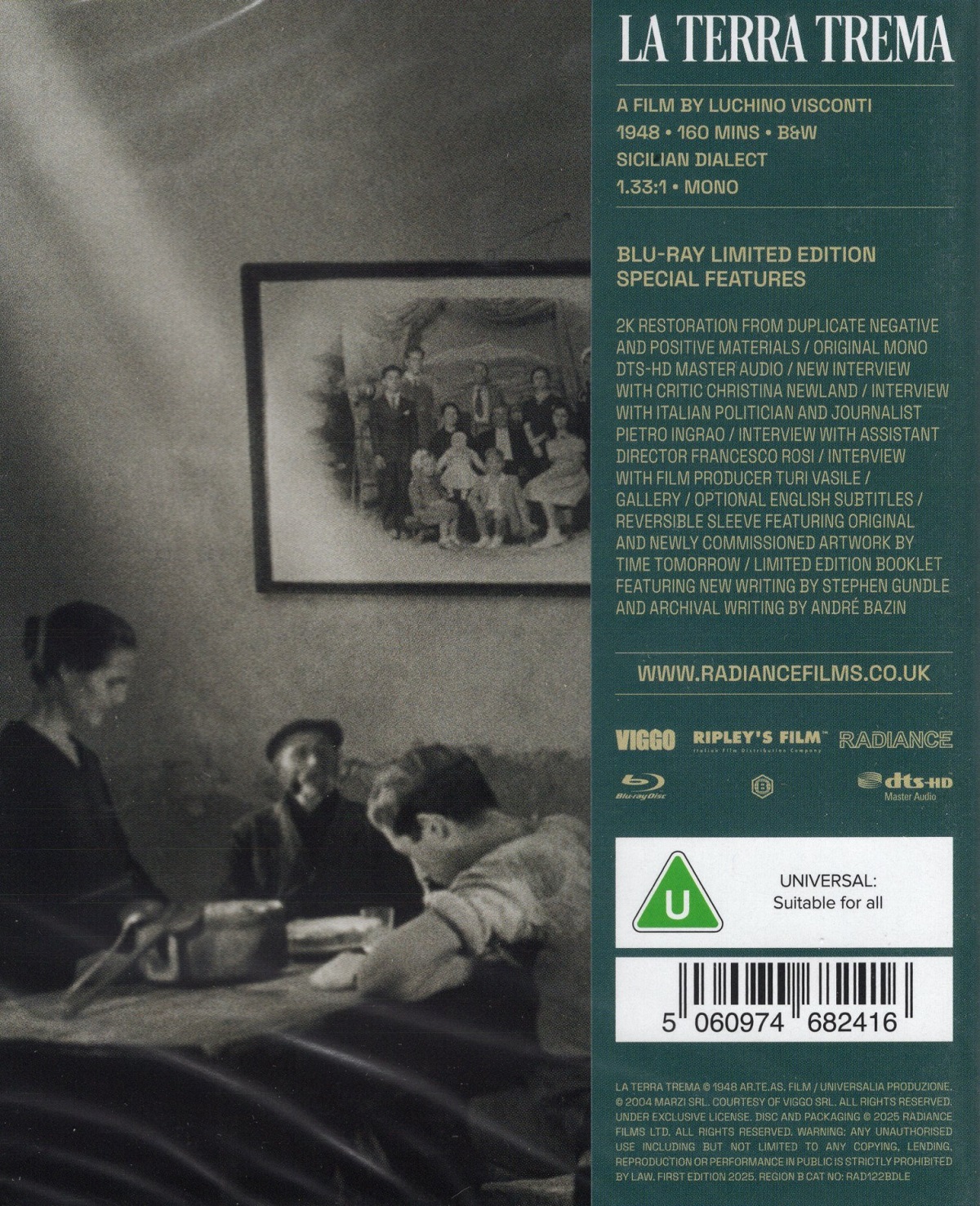 La Terra Trema (Limited Edition) (ej svensk text) (Blu-ray) - 2
