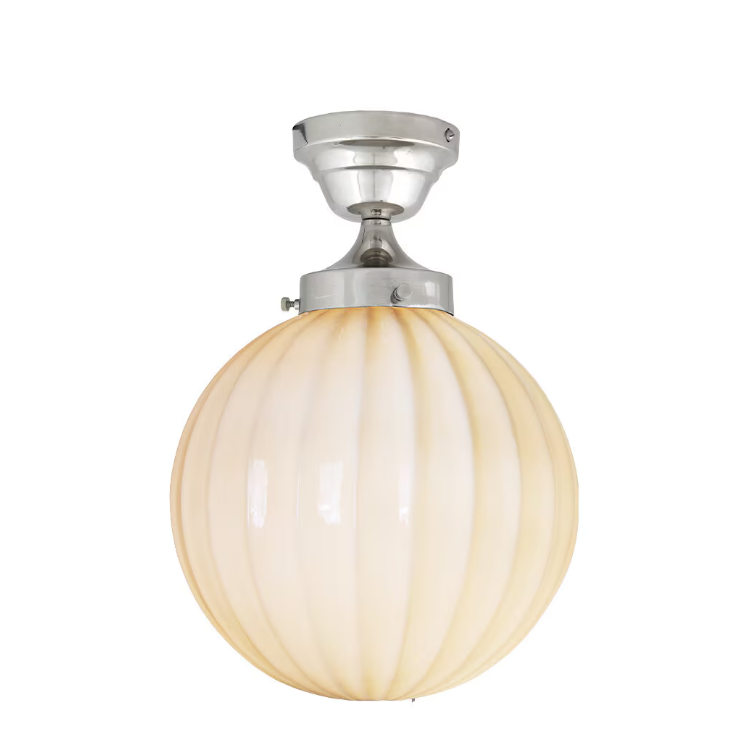 Taklampa Marit - Nickel/Opal Beige - 32 cm - Stor - 2