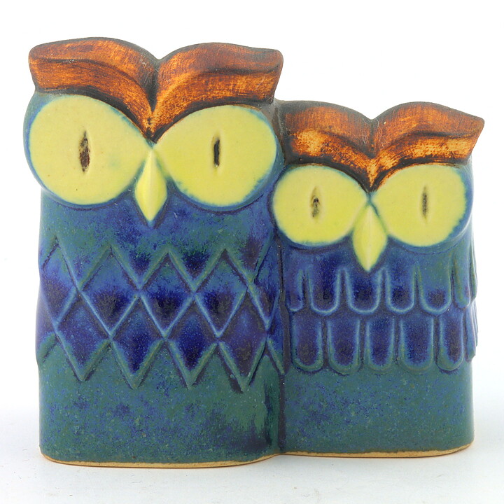 Willi Fischer (1960s) Heartwarming Owls 9 cm (4)