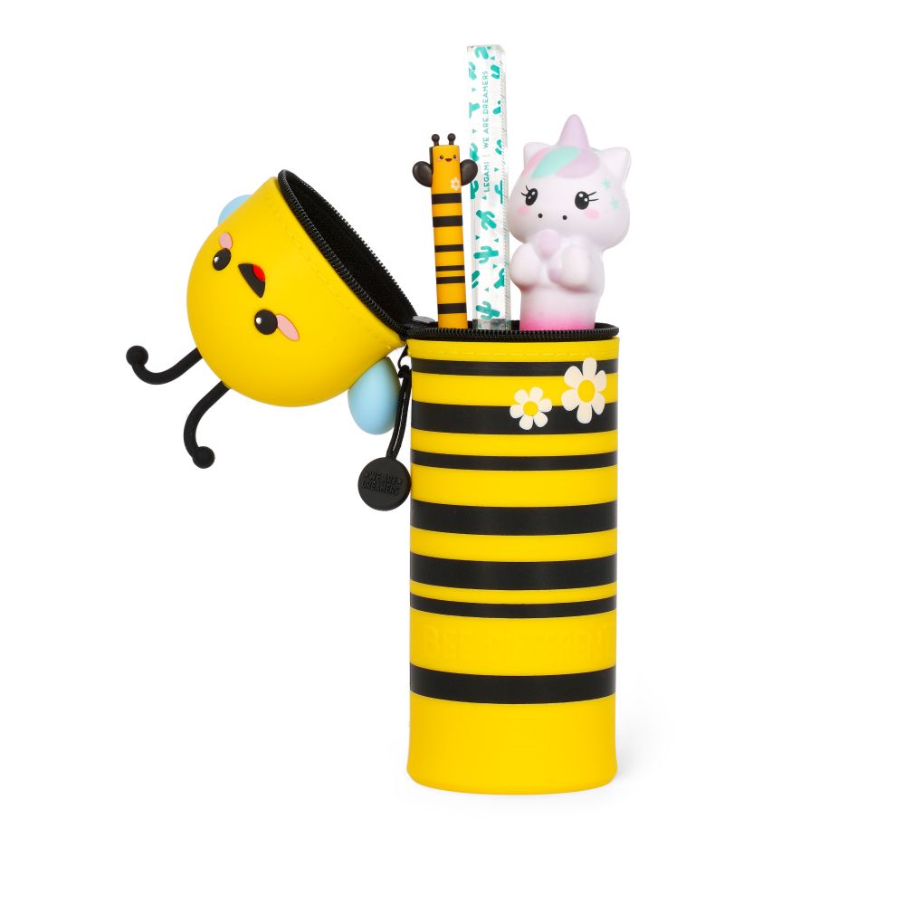 Penalhus af silikone, Kawaii, Bee - 3