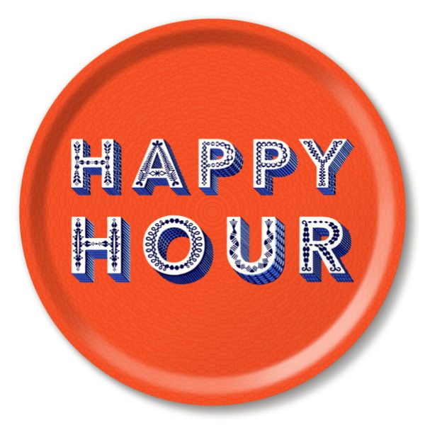 Tray Happy Hour orange - 2