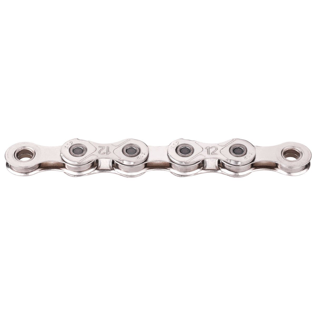 KMC X12 Silver WAXED, 12-delad, silver, 126L - 2