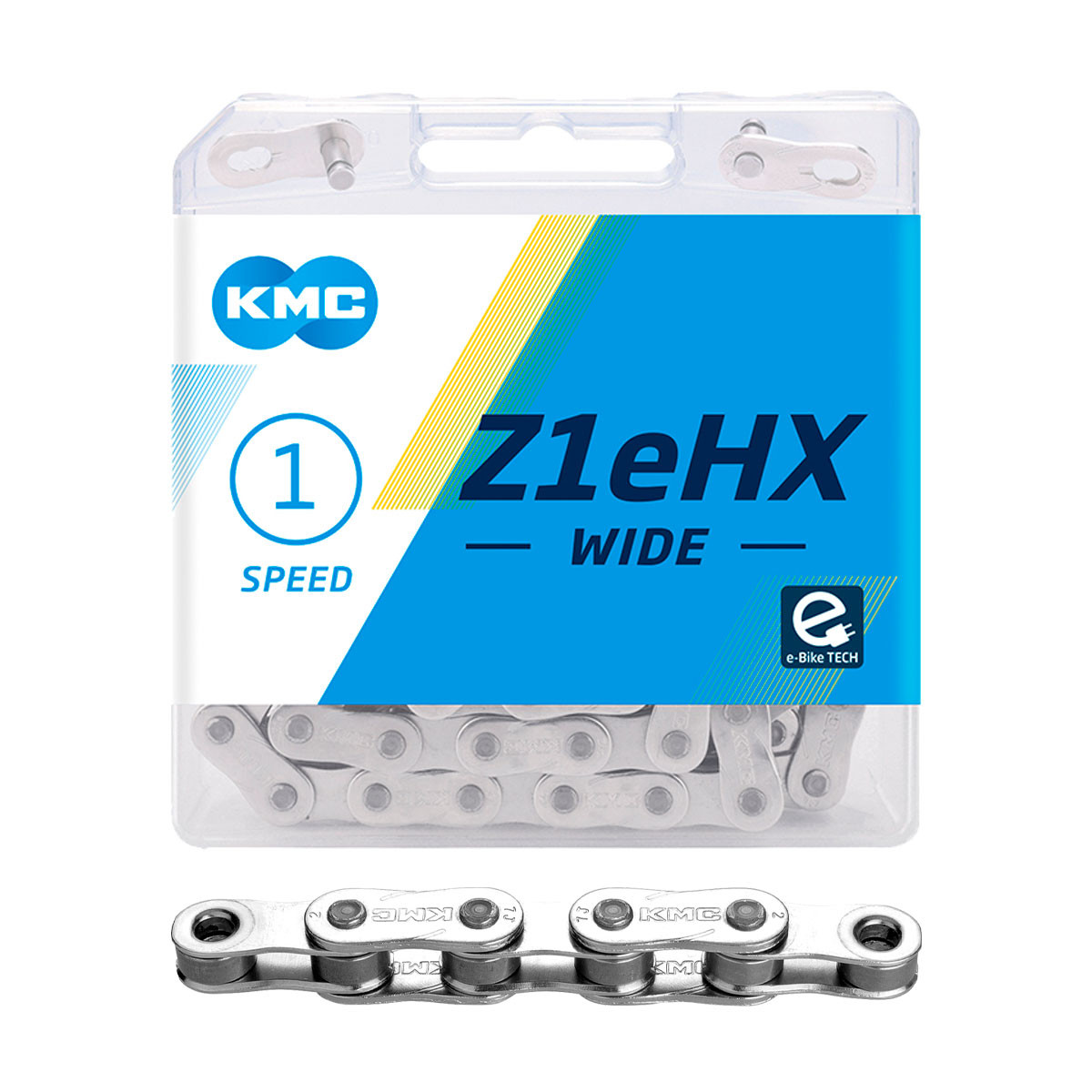 KMC Z1eHX (wide) EPT silver, 1/8" X 112L, E-Bike
