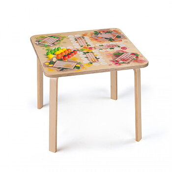Play table with Ludo games