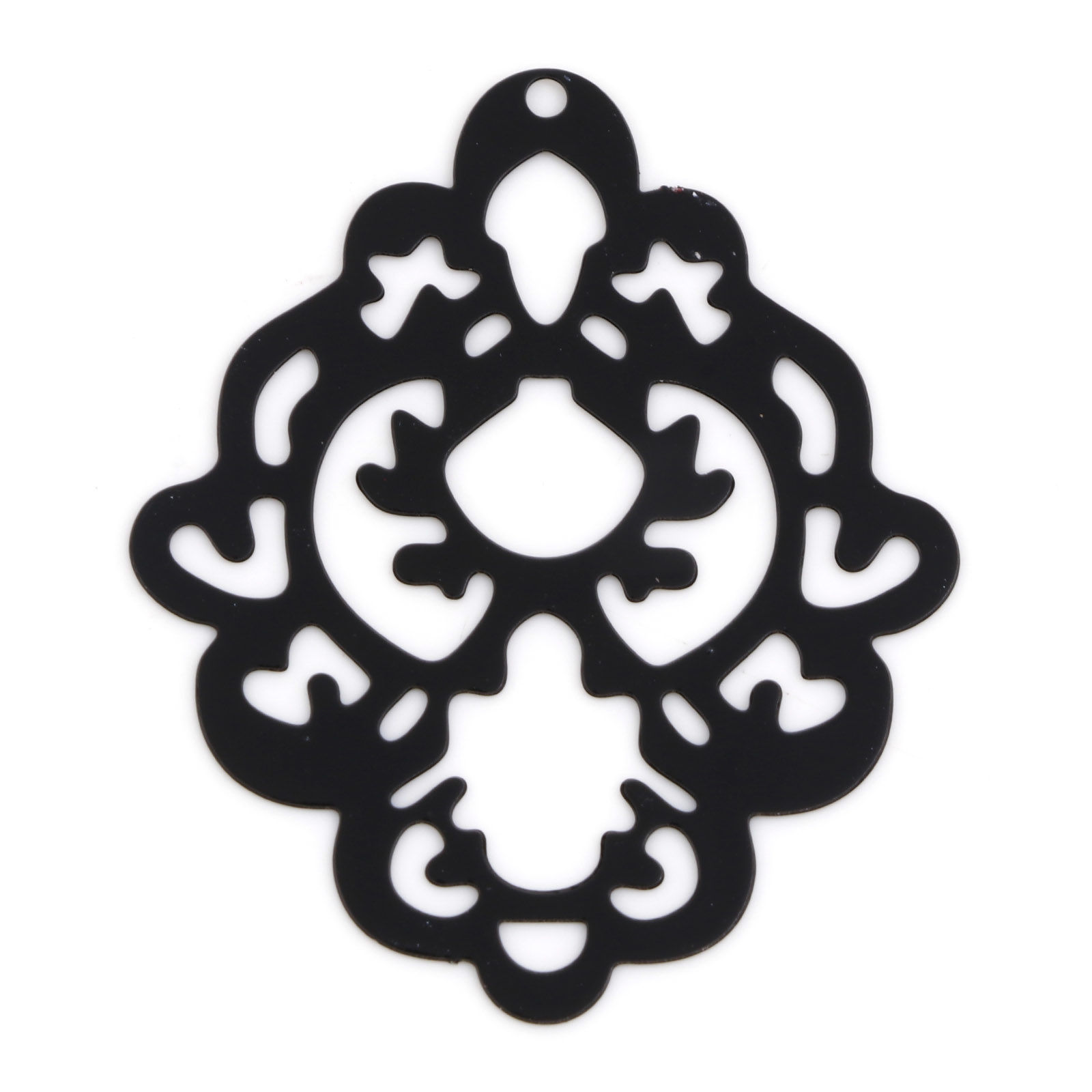 Charm Flower folklore, Filigree , Black