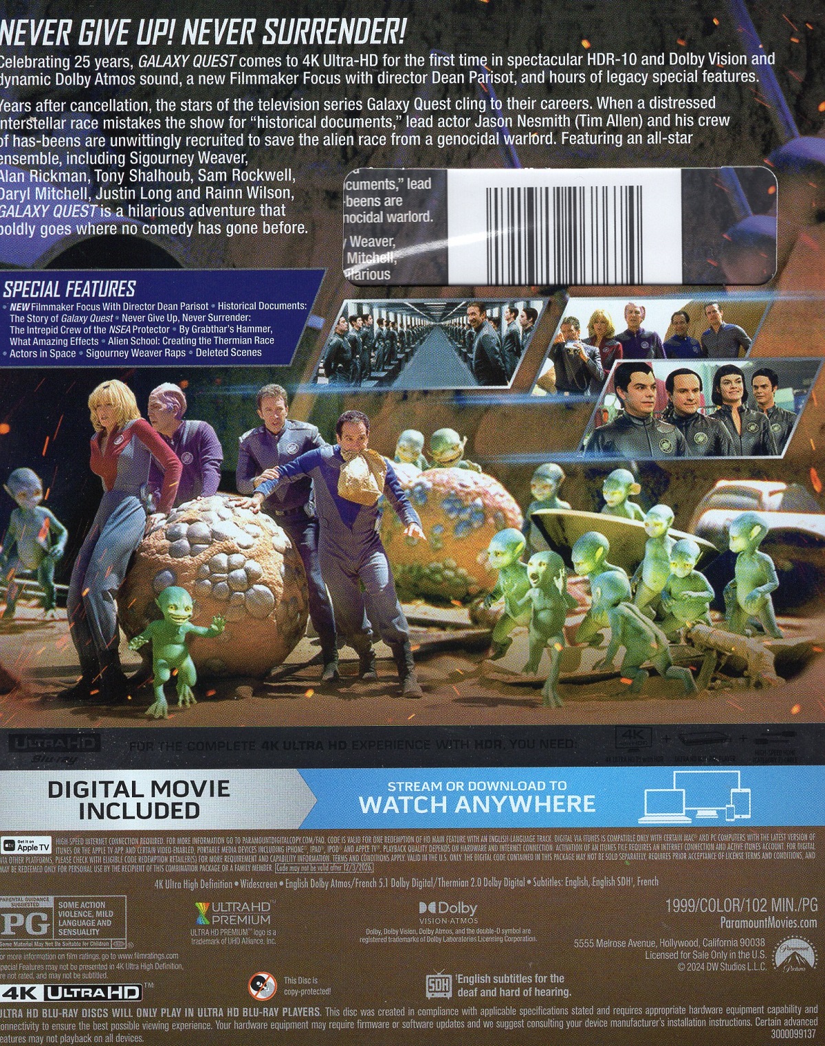Galaxy Quest (ej svensk text) (4K Ultra HD) - 2