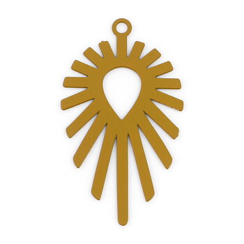 Charm Sun Ray, Filigree, KakiBe-3153