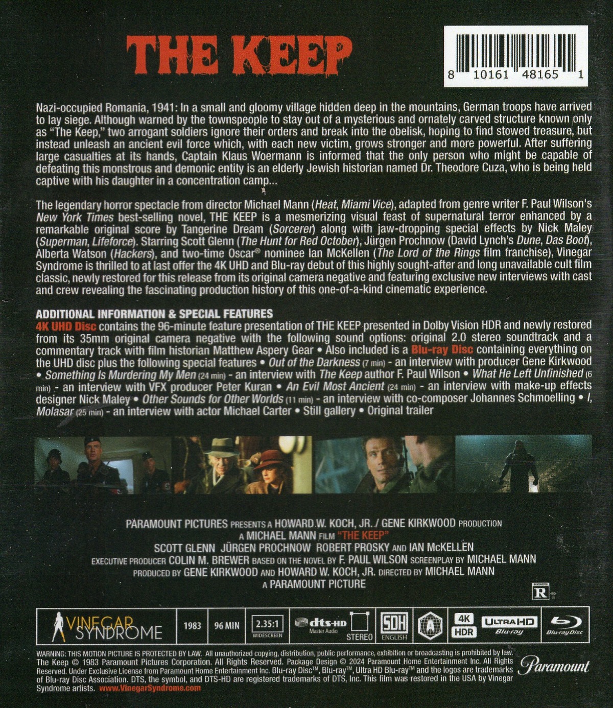 The Keep (ej svensk text) (4K Ultra HD + Blu-ray) - 2