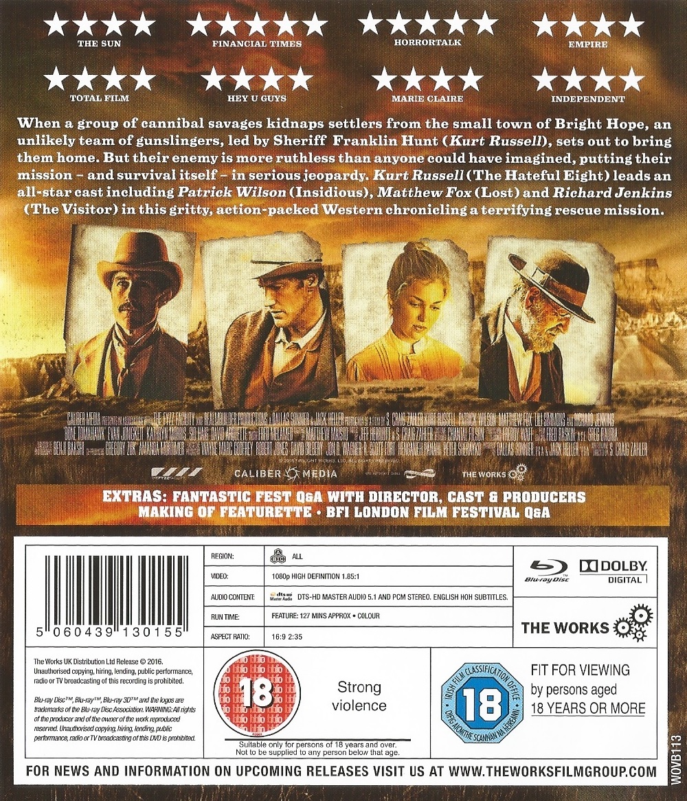 Bone Tomahawk (ej svensk text) (Blu-ray) - 2