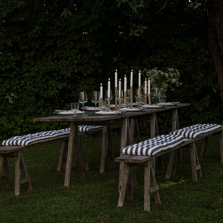 Trappdyna Randig ERNST 30x100 - Vit/Blå