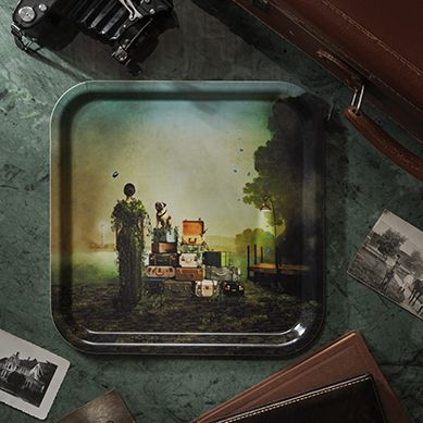 Tray "The patient traveler"