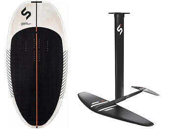 Slingshot Wingfoil-paketti One-lock Wing Craft V3 -laudan kanssa.