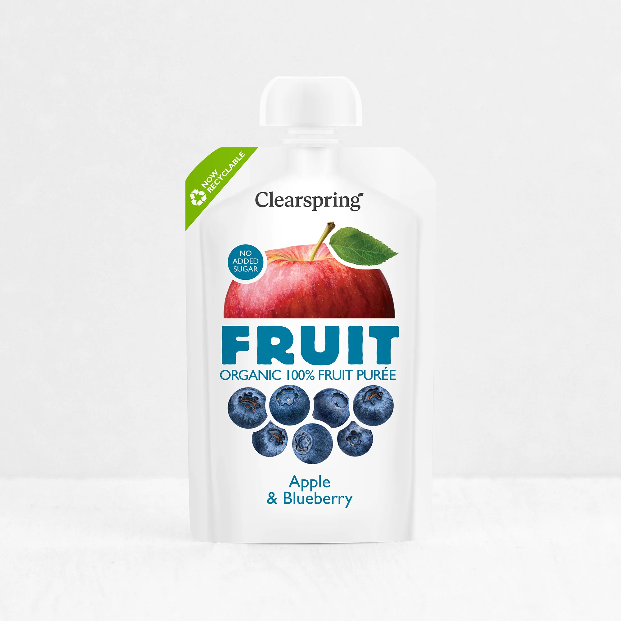 Fruktpuré Äpple & Blåbär 100g x18, EKO