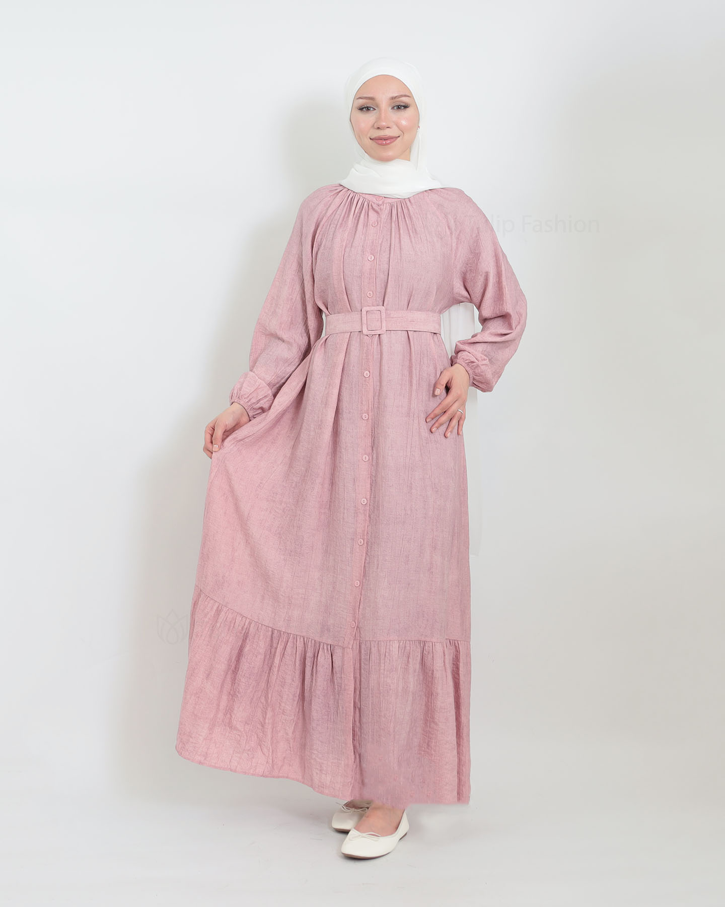 Maxi dress - Pink - 2
