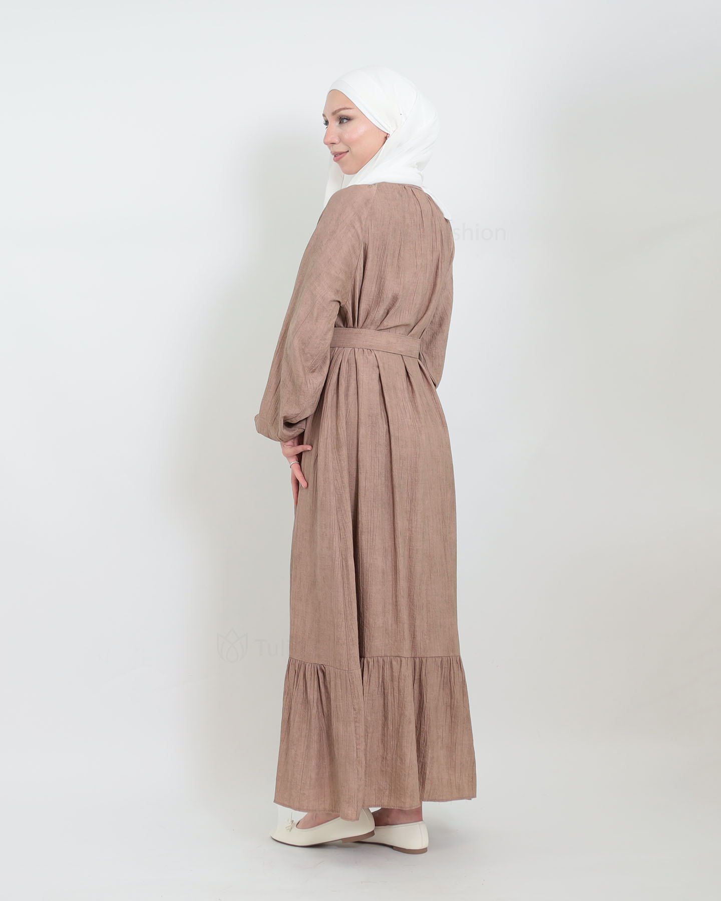 Maxi dress - Brown - 3