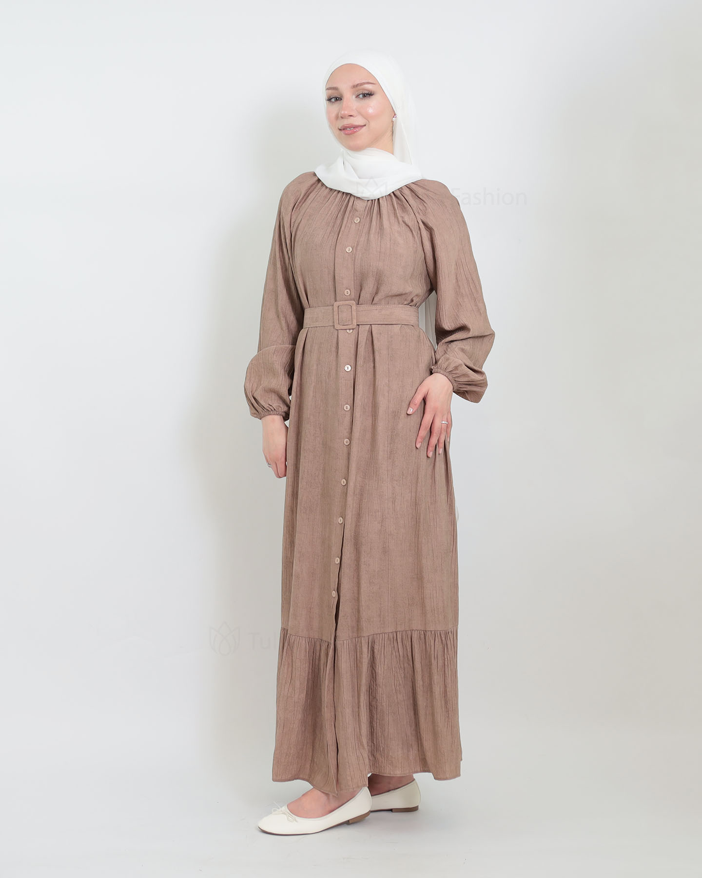 Maxi dress - Brown - 2