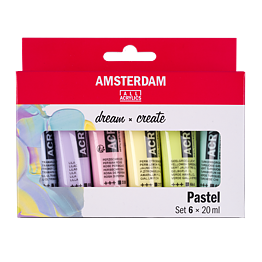 Amsterdam Standard Series Acrylics Pastels Set 6 × 20 ml