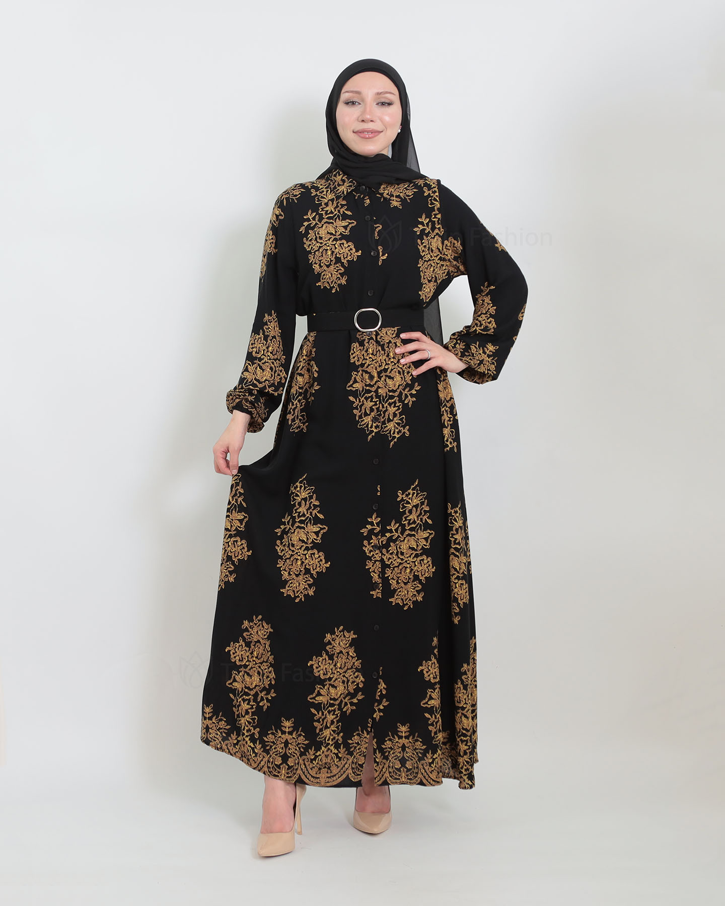 Maxi dress - Black - 2