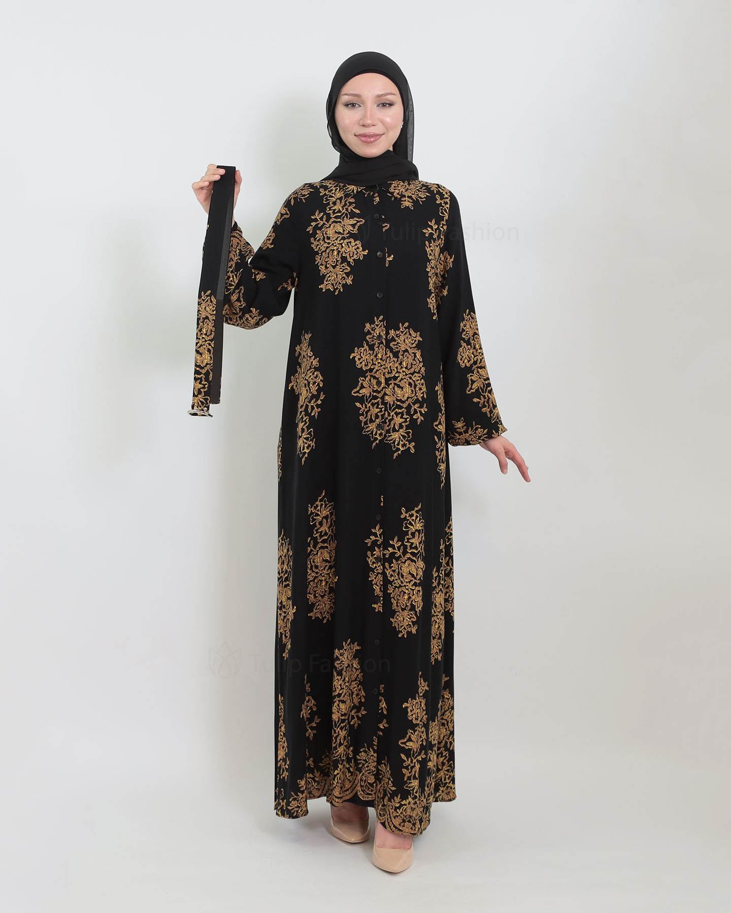 Maxi dress - Black - 5