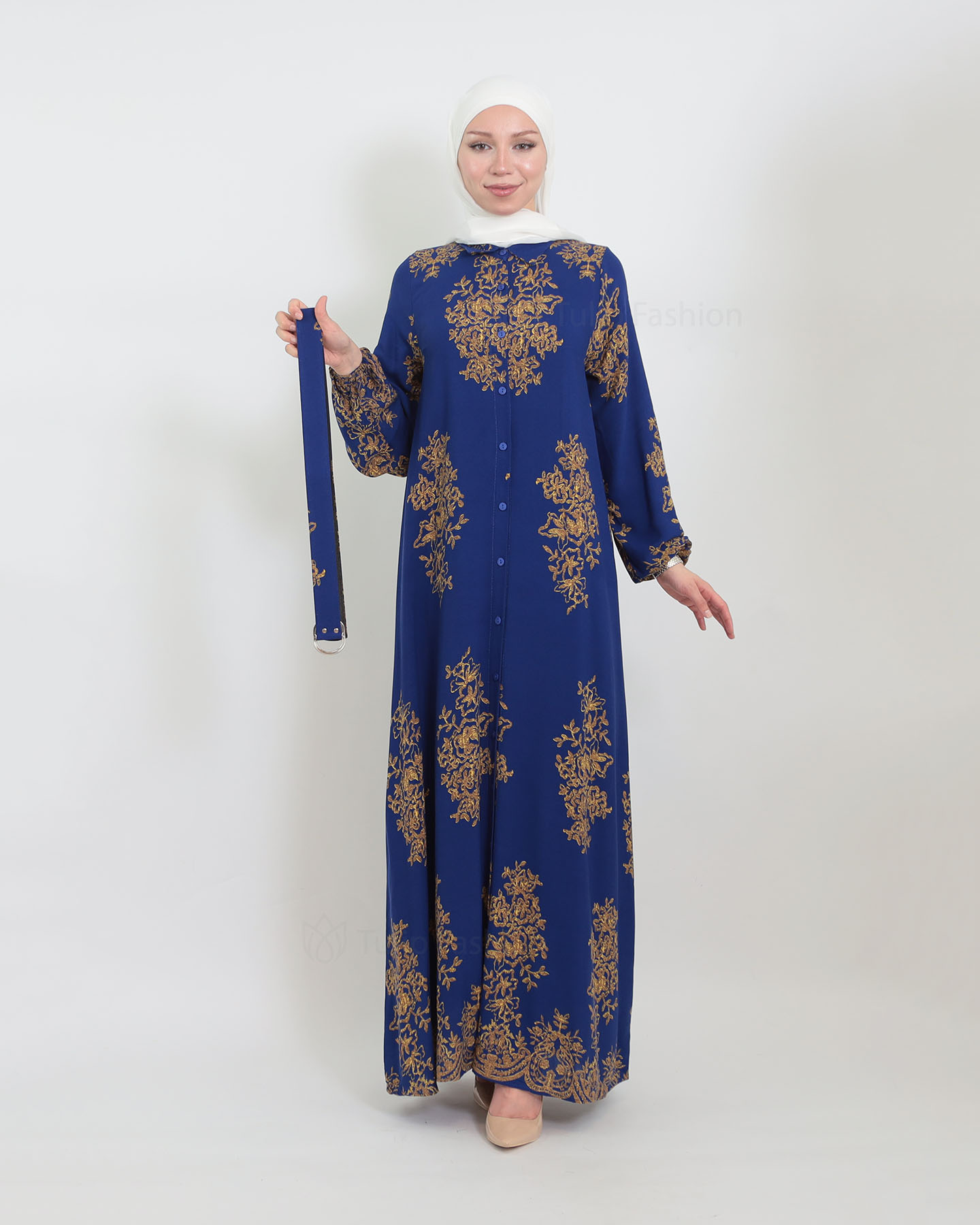Maxi dress - Blue - 4