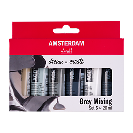 Amsterdam Standard Series Acrylics Grey MixingSet 6 × 20 ml